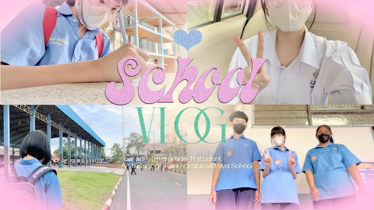 Vlog 34 ; Vlog 33 ; school vlog 💐🏫 back to school,นักเรียน ม.5,ไปเรียน onsiteวันเเรก