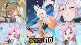 New 10th Anniversary Main Menu Interface Update | English And Indonesian Voice | Mobile Legends