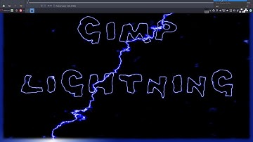 GIMP lightning 2
