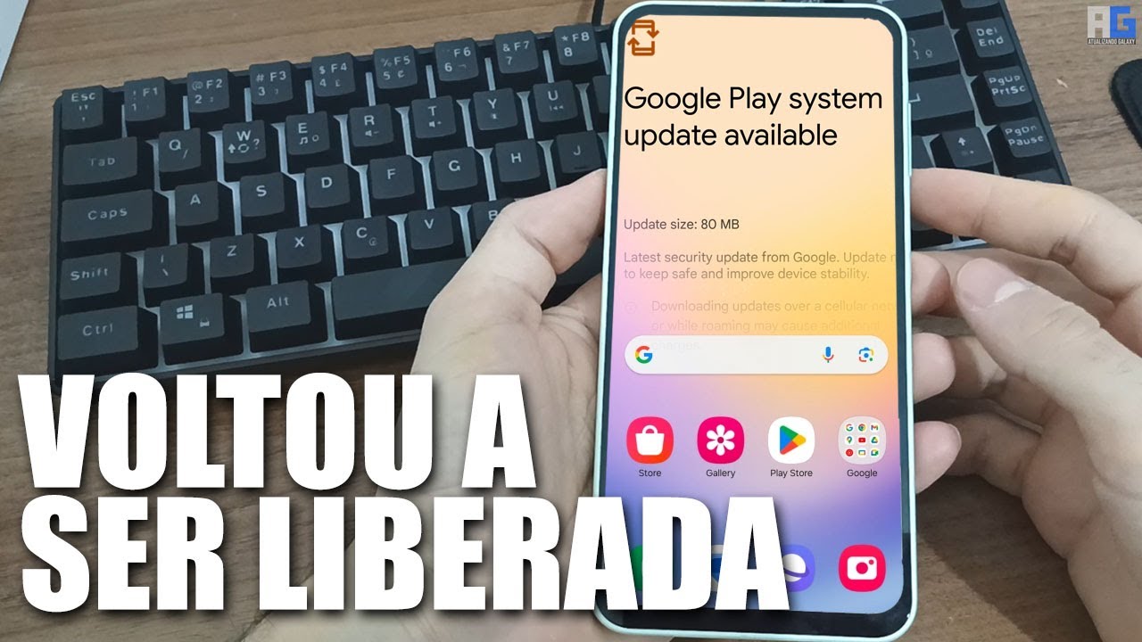 VOLTOOOU!! ATUALIZAÇÃO do SISTEMA GOOGLE PLAY sendo LIBERADA