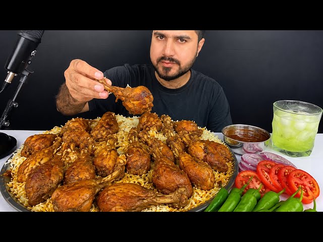 Ultimate Chicken Drumsticks Biryani Feast 🍗🔥 Massive Spicy Mukbang ASMR Eating Show