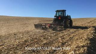 Kubota Ra1042T Rotary Rake For Corn Stalks