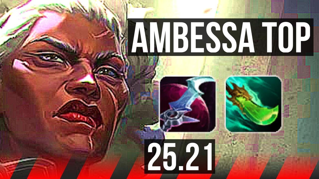 AMBESSA vs DARIUS (TOP) | KR Grandmaster | 25.21