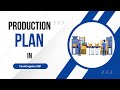 Production Plan Process in ERP | TechCognics ERP