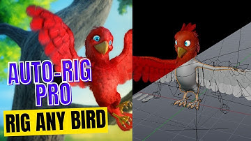 Piero Rig | Bird Rigging In Blender | Auto-Rig Pro Bird Rigging Blender Tutorial