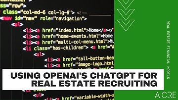 Using ChatGPT to Find a Job in Commercial Real Estate