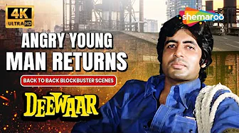 ANGRY YOUNG MAN of BOLLYWOOD🔥 | Amitabh Bachchan | ICONIC Dialogues & Action Scenes in 4K