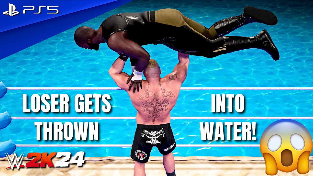 WWE 2K24 - Water Royal Rumble Match | PS5™ [4K60] - YouTube
