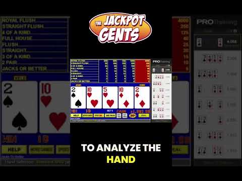 video poker quiz! keep the low pair? or, go for the straight?