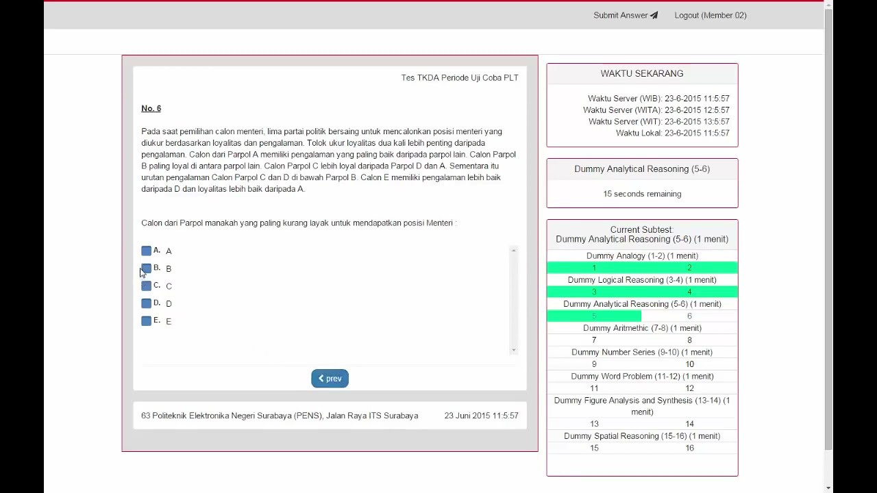Tutorial TKDA PLTI contoh 2025 Terbaru