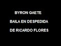 Byron Gaete baila en despedida del Ricardo