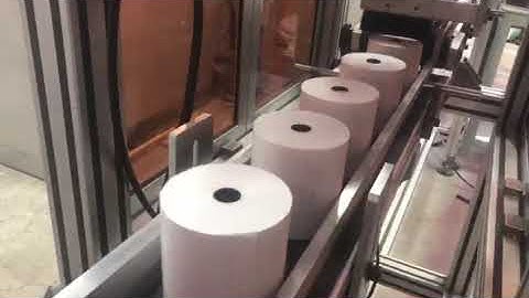 Semi Automatic POS Paper Roll Slitter Rewinder with 1 Color Online Printing Function CP-S1100AC