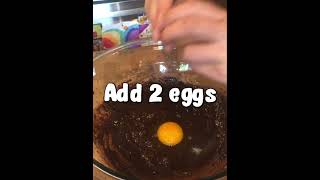 Easy brownies #cooking #baking #easy #stepbystep