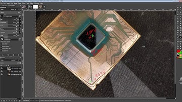 An i3 7350K with an unmasked substrate.