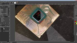 An i3 7350K with an unmasked substrate.