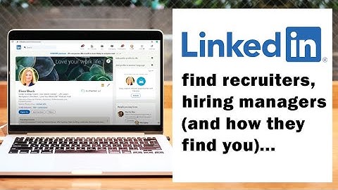 Find Recruiters and Hiring Managers on LinkedIn