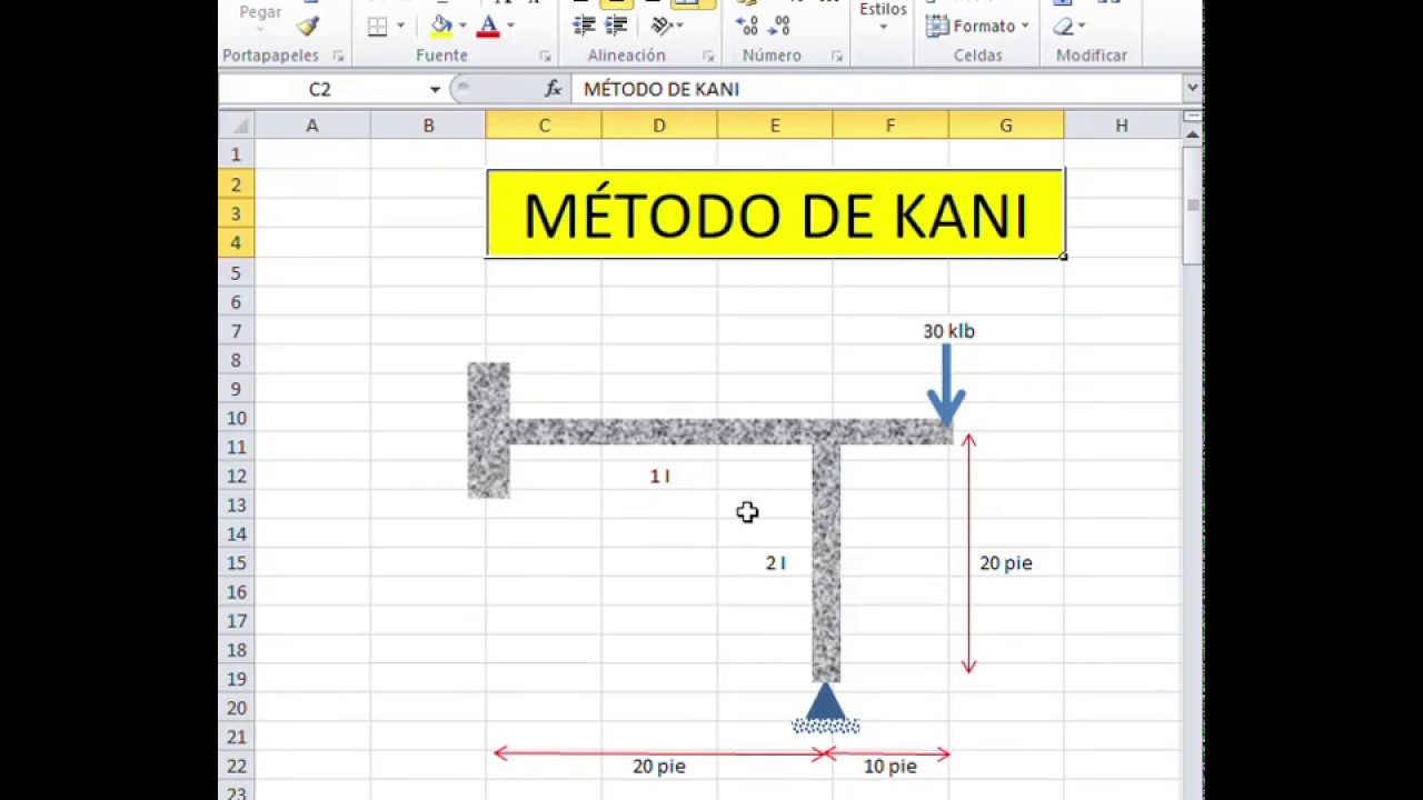 Método de Kani apoyo fijo y móvil en columna - YouTube
