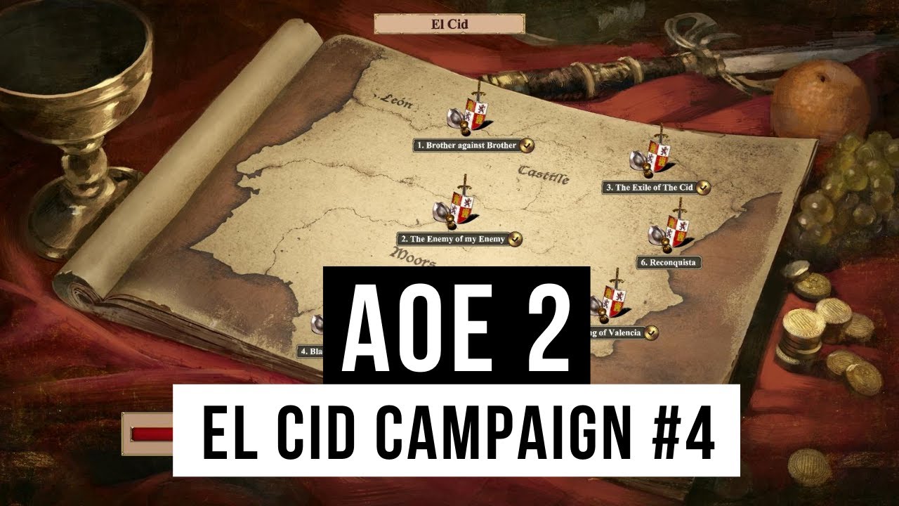 Age Of Empires 2 - El Cid Campaign Mission #4 Black Guards - Hard difficulty