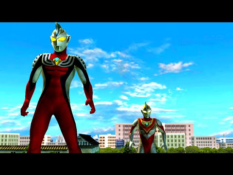 Ultraman SMALL GAIA and Ultraman JUSTICE - TagTeam NEW Request 635