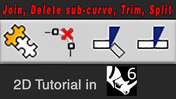 Rhino Tutorial : 2D Tutorial : Delete sub-curve, Trim, Split, Join