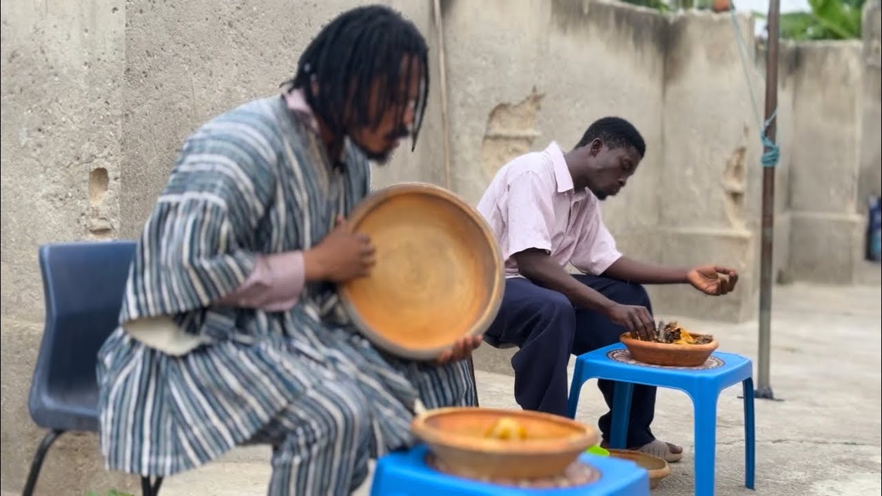 Father Ankrah too much eye red ended up in tears 😳
