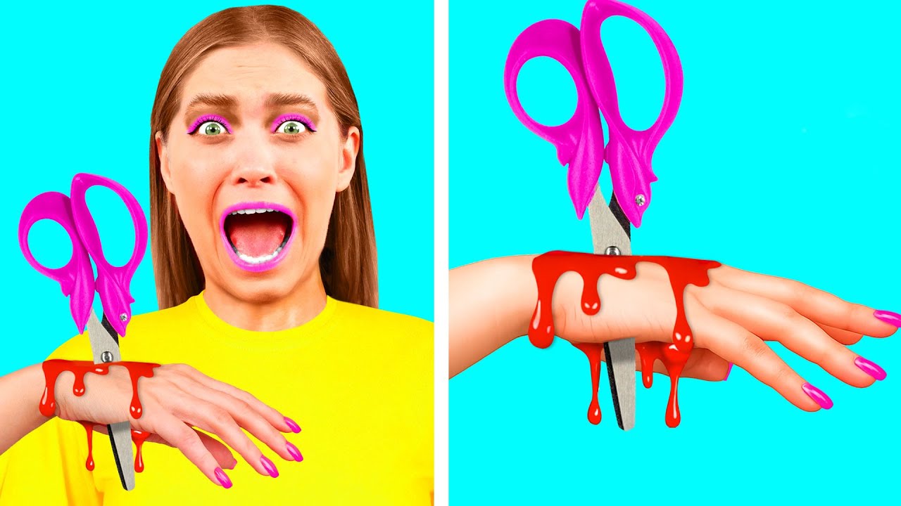 Пранки на Хэллоуин | Удивительные Креативные Трюки от 4Fun Challenge