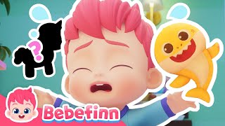 The Shadow Hunting ❓ | Where Is Finn's Baby Shark? | Bebefinn Playtime Compilation | Musical Story