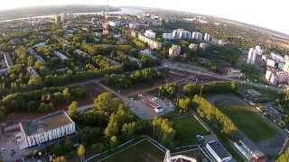 DJI Phantom 2 Vision + Пермь панорама с высоты 165м
