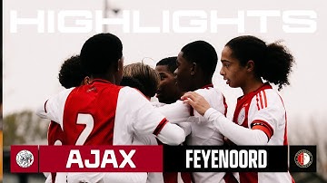 Mini-Klassieker in Amsterdam ⚔️ | Highlights Ajax O15 - Feyenoord O15