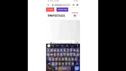 बस Title Copy करके RAPIDTags मे Paste करो और 20 से जादा Tags अपने Video मे लगाओ