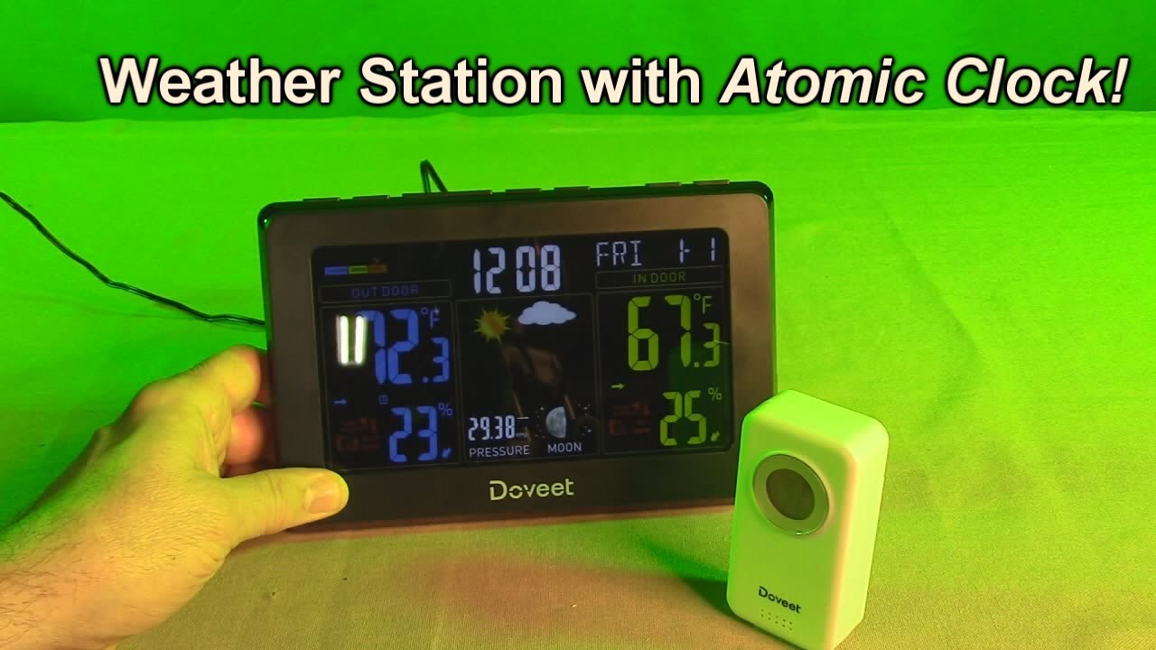 DOVEET Wireless Indoor/Outdoor Weather Station 