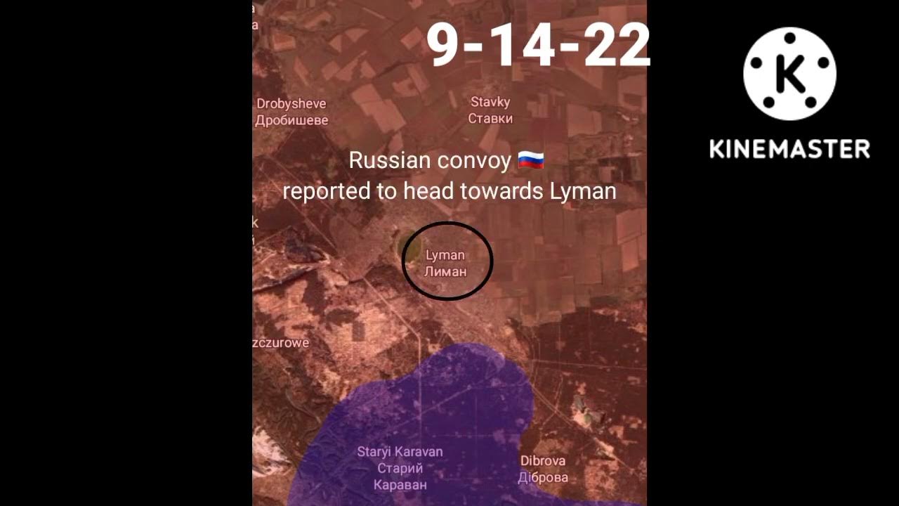 The Battle of Lyman using Google Earth. September 10th25th (so far) YouTube