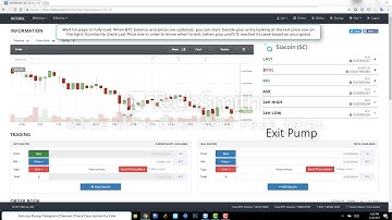 How to successfully pump and dump altcoins on Bittrex tutorial