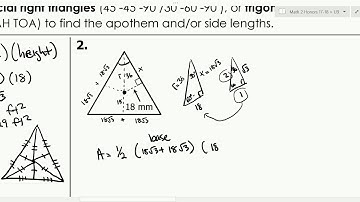 Area of Regular Polygons (M2 Notes 9.2)