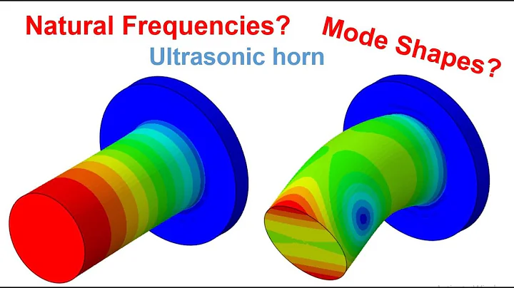 Natural frequencies and mode shapes of ultrasonic horn by Frequency step of Abaqus
