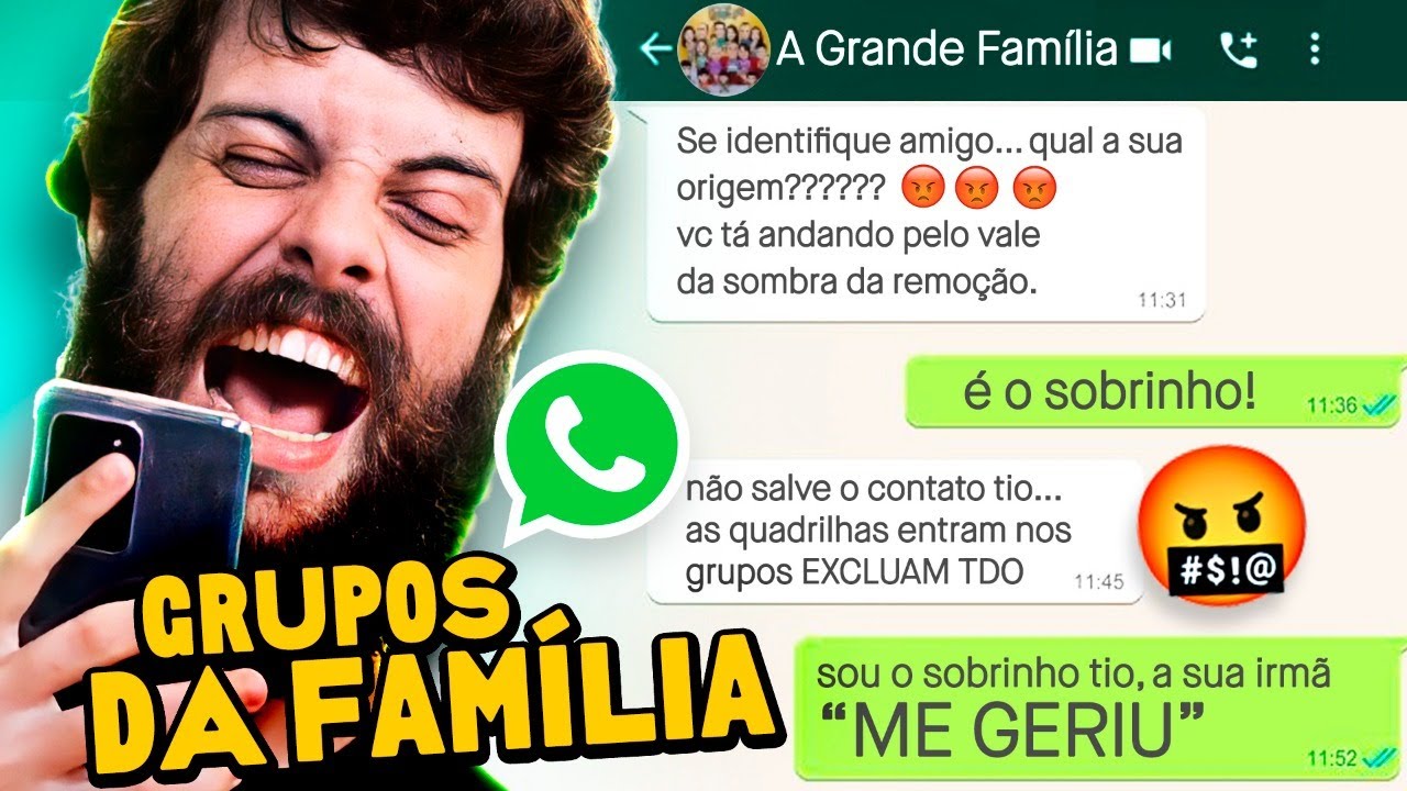 Depois de utilizar os grupos de família do WhatsApp, a nova