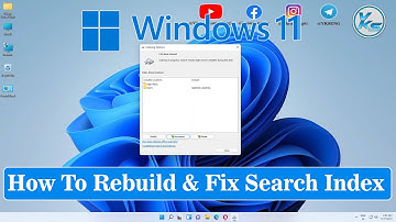 ✅ How To Rebuild And Fix Search Index in Windows 11 - Increase Search Speed
