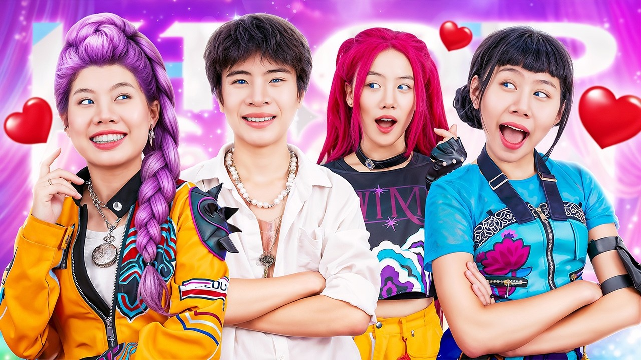 Девушки Из Huntrix Влюбились В Парня Из Saja! Охотницы На Демонов Kpop Сражаются За Парня Из Saja