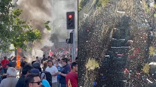 Thousands mark protests that led to rewrite of Chile constitution | AFP