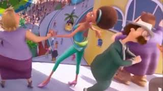 Guy from the Lorax dancing