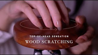 【1649C ASMR】Hpnotic Slow Wood Scratching Triggers for Deep Relaxation
