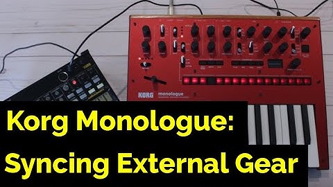 Korg Monologue: Syncing External Gear