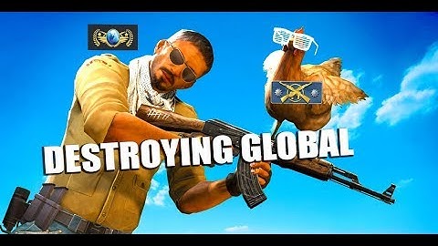 CS:GO QUEUED WITH GLOBALS! (THEY THINK I