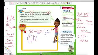 SAVVAS math lesson 11-7 (grdae 1)