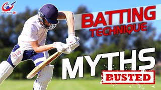 Common BATTING TECHNIQUE MYTHS | Cricket Mythbusters #1
