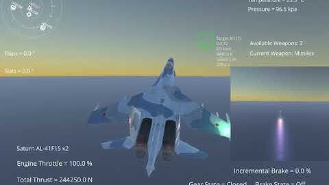 Silantro Unity3d Flight Simulator: Sukhoi Su-35 Flanker-E Combat Flight Test
