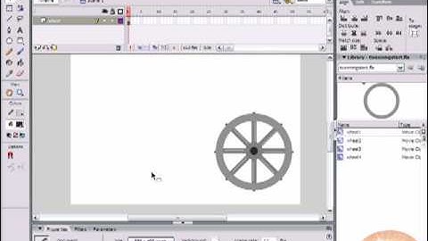 Flash Tutorial! Motion Tweening, Animation!