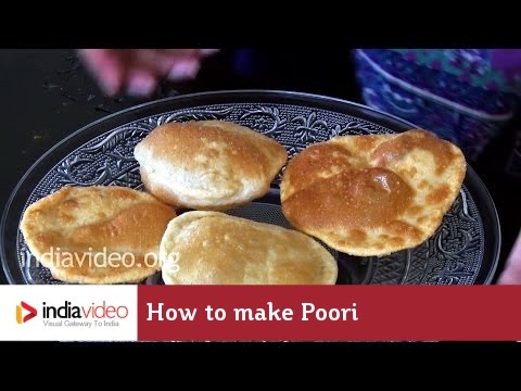 Easy steps to make Poori / How to make poori