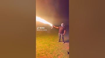 The BEST DIY flamethrower🔥 #fire #diy #crazy #dangerous