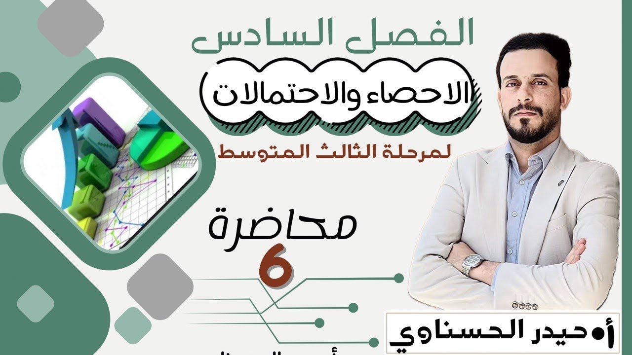 الثالث المتوسط/ الفصل السادس / محاضرة 6/ الجزء الاول ( الاحتمال التجريبي والاحتمال النظري) #النرد